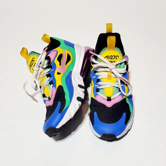 Nike Air Max 270 React Running Shoe (6Y) - Picture 5 of 12